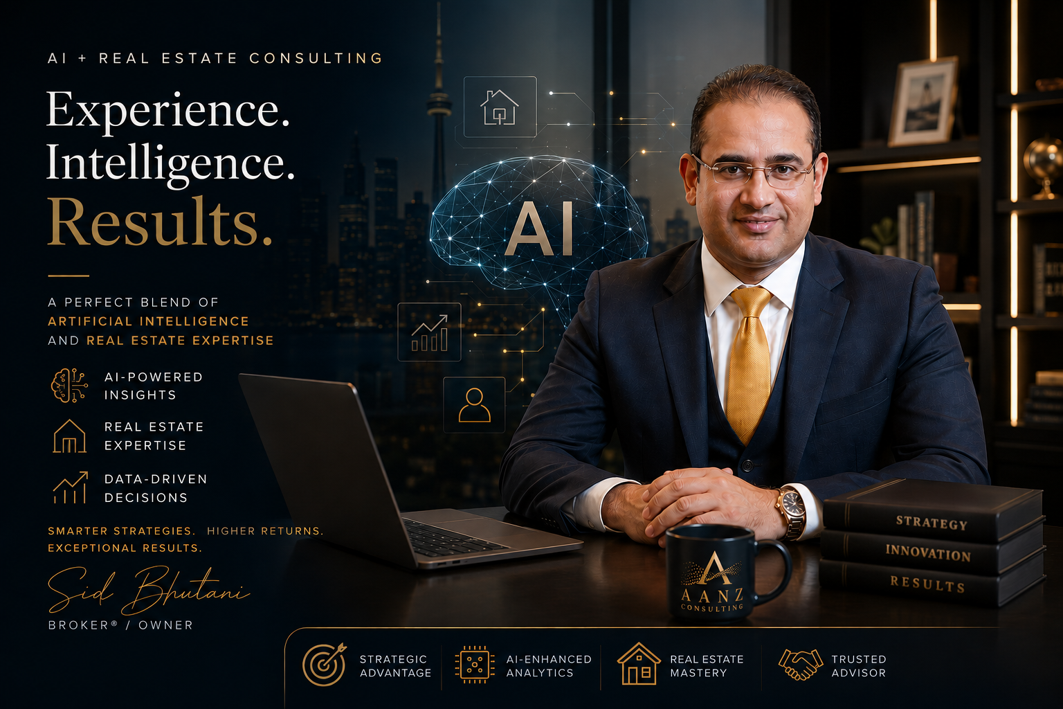Sid Bhutani — AI + Real Estate Consulting. Experience. Intelligence. Results.